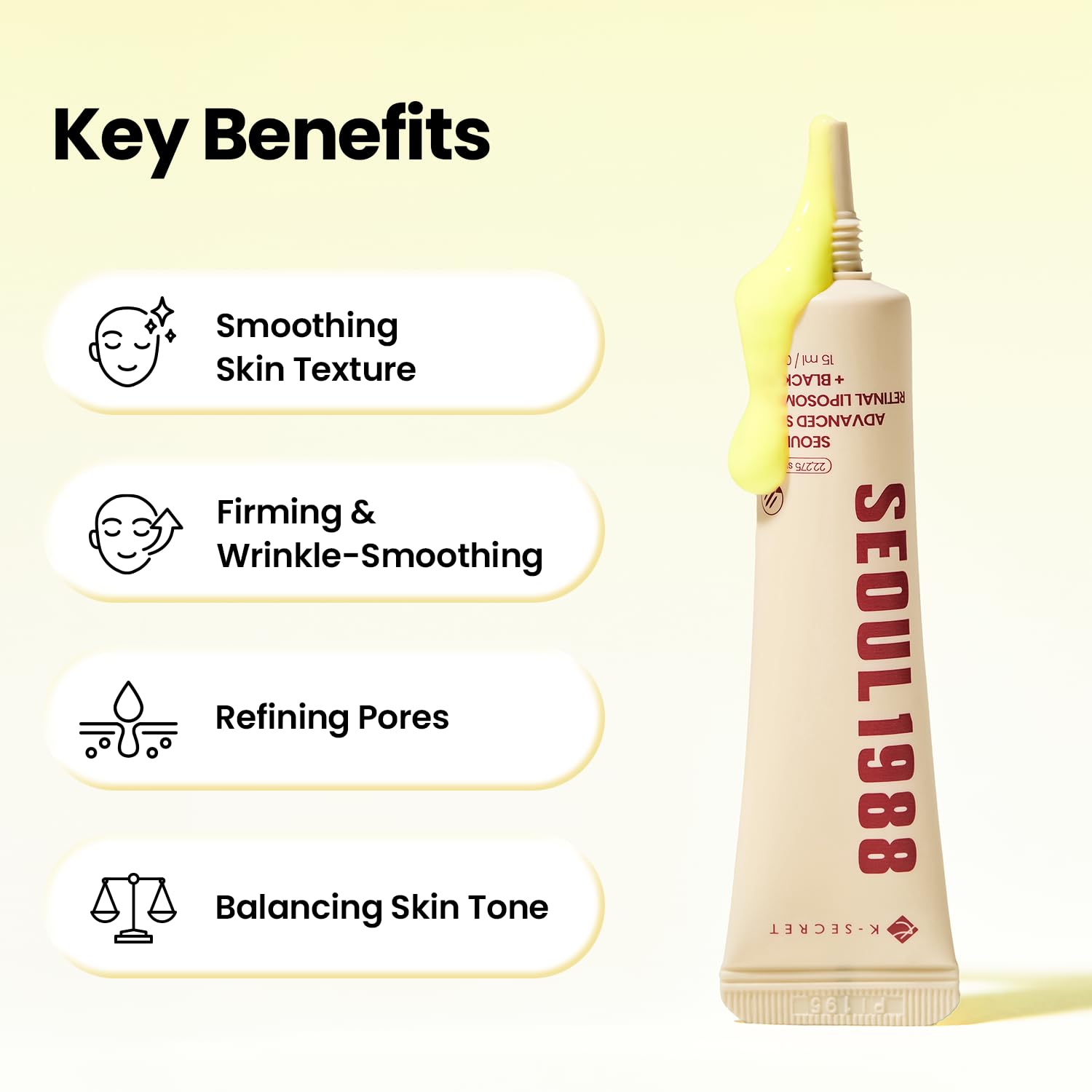 K-SECRET Advanced Shot Retinal Liposome 12% + Black Rice — black rice nourishes and revitalizes skin