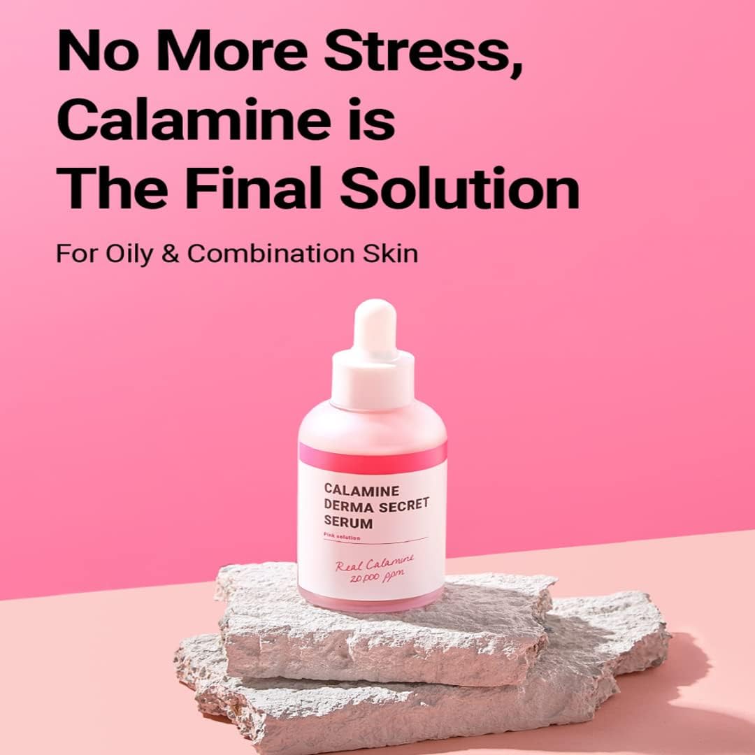 K-SECRET Calamine Derma Secret Serum — calamine soothes redness and blemish-prone skin