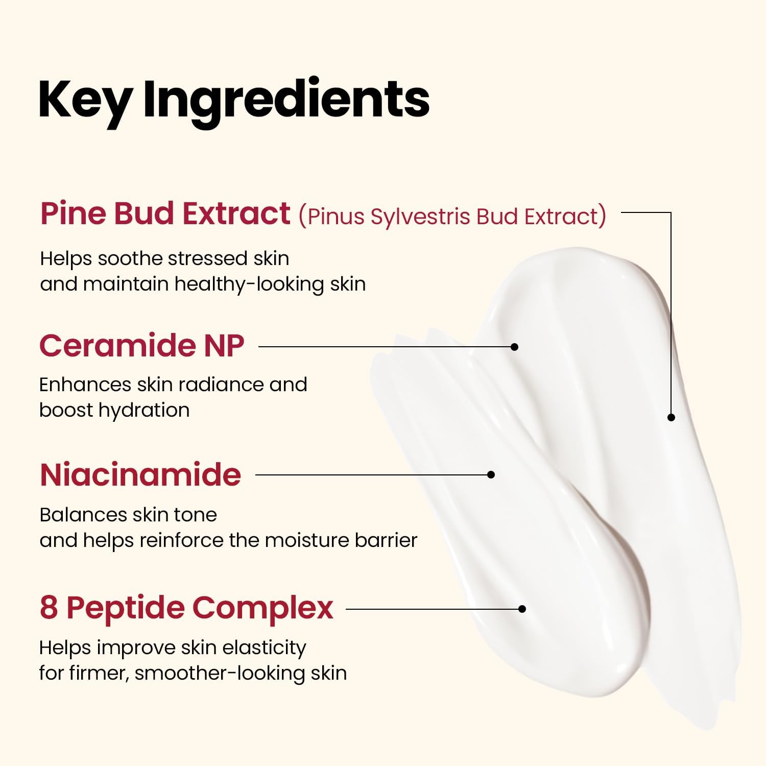 K-SECRET Seoul 1988 Sun Pine Tree + Ceramide — ceramide helps strengthen the skin barrier
