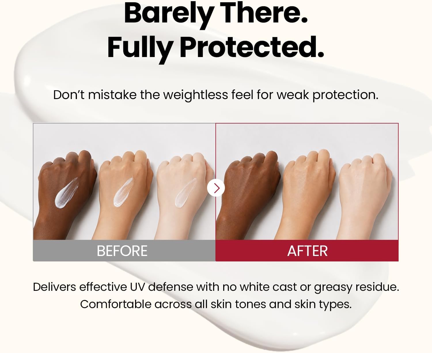 K-SECRET Seoul 1988 Sun Pine Tree + Ceramide — lightweight finish with no white cast