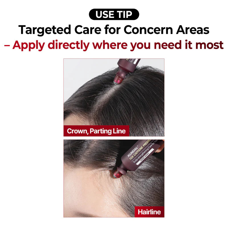 KUNDAL 10X Caffeine Strengthening Scalp Serum — 10X caffeine complex