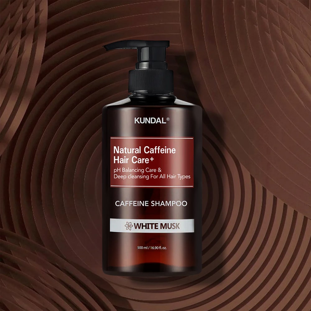 KUNDAL Natural Caffeine Hair Care Shampoo White Musk — how to use