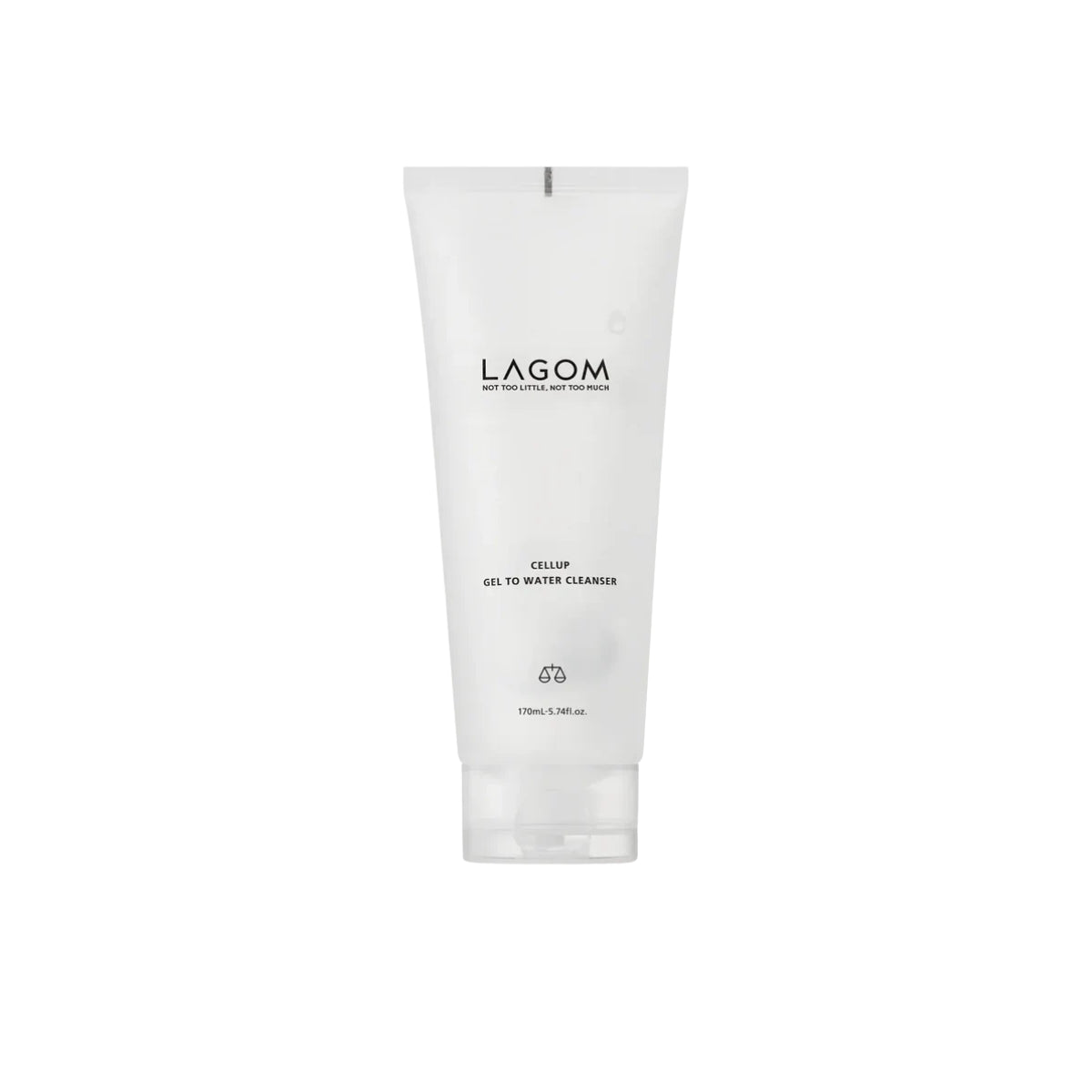 LAGOM Cellup Gel To Water Cleanser 170ml - Korean gel-to-water daily facial cleanser