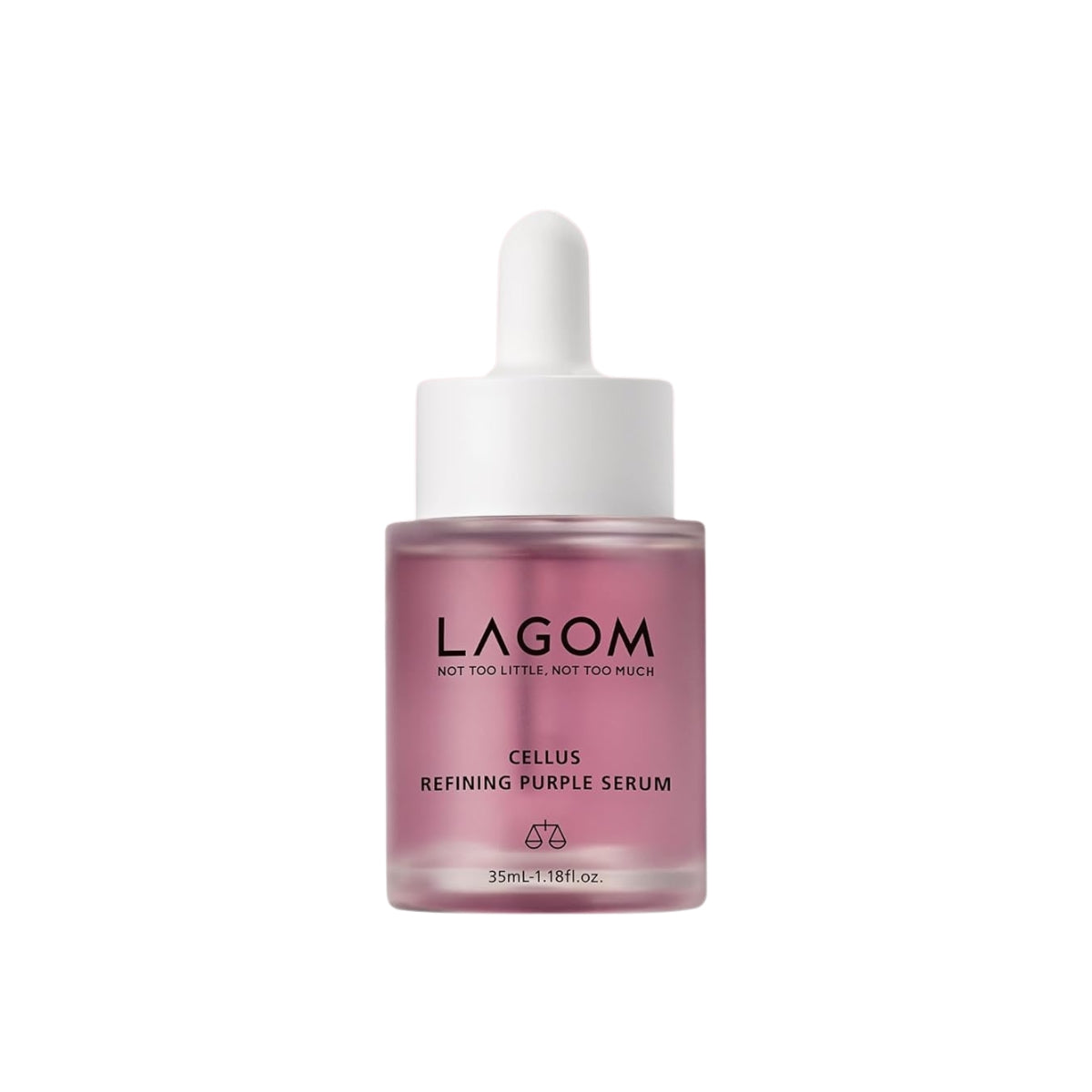 LAGOM Cellus Refining Purple Serum - Korean pore-refining and redness-relief face serum
