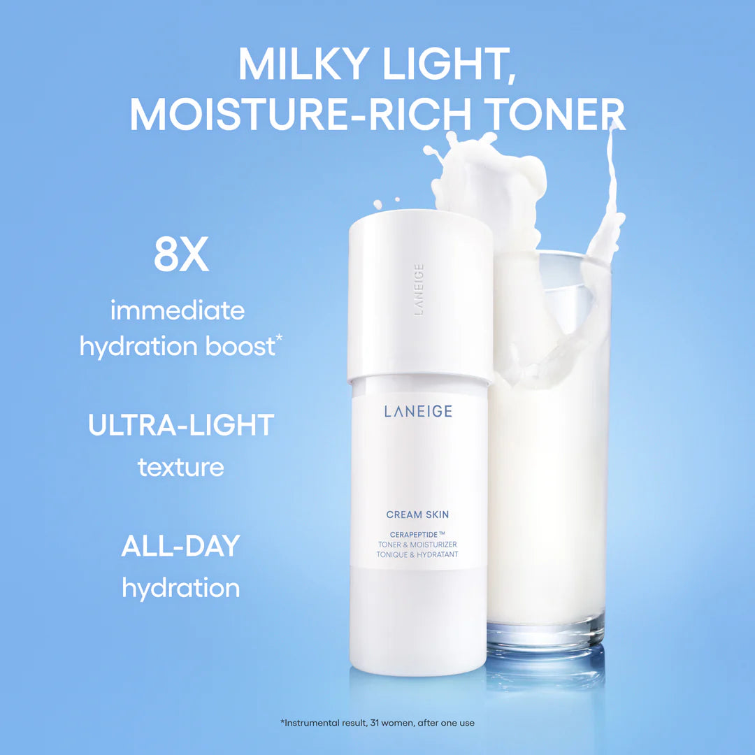 LANEIGE Cream Skin Cerapeptide Toner & Moisturizer — cerapeptide complex