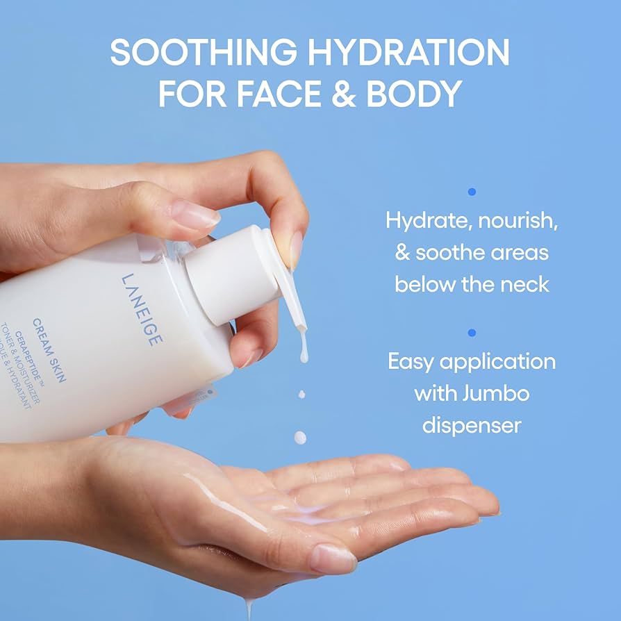 LANEIGE Cream Skin Cerapeptide Toner & Moisturizer — packaging detail