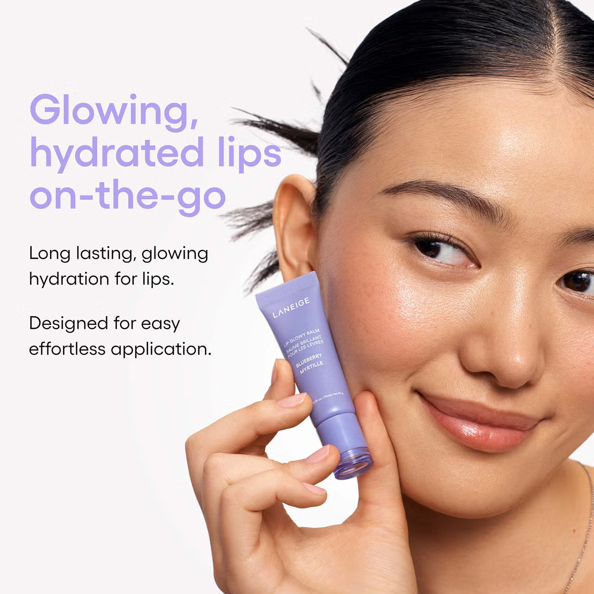 LANEIGE Lip Glowy Balm Blueberry — product view