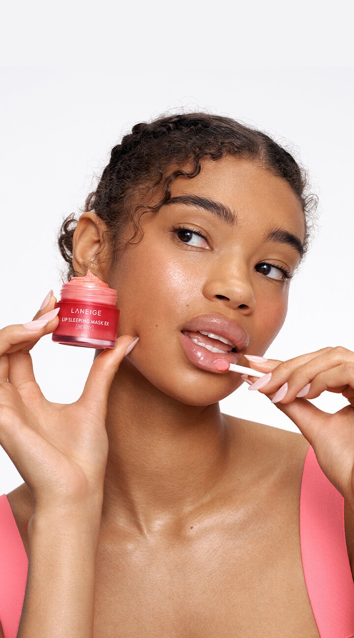 LANEIGE Lip Sleeping Mask EX Berry — rich balm texture