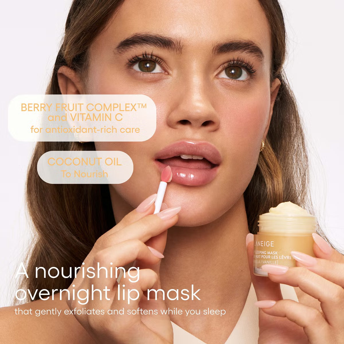 LANEIGE Lip Sleeping Mask Vanilla — front view