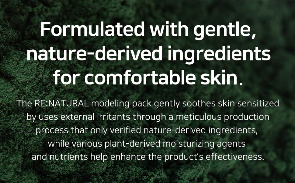 LINDSAY Re:natural Modeling Mask Grain Pack — grain-enriched formula nourishes the skin