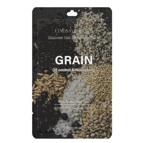 LINDSAY Re:natural Modeling Mask Grain Pack — peel-off modeling rubber mask