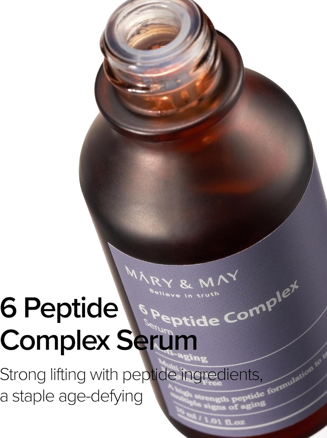 Mary&May 6 Peptide Complex Serum — 6 peptides firm and strengthen skin