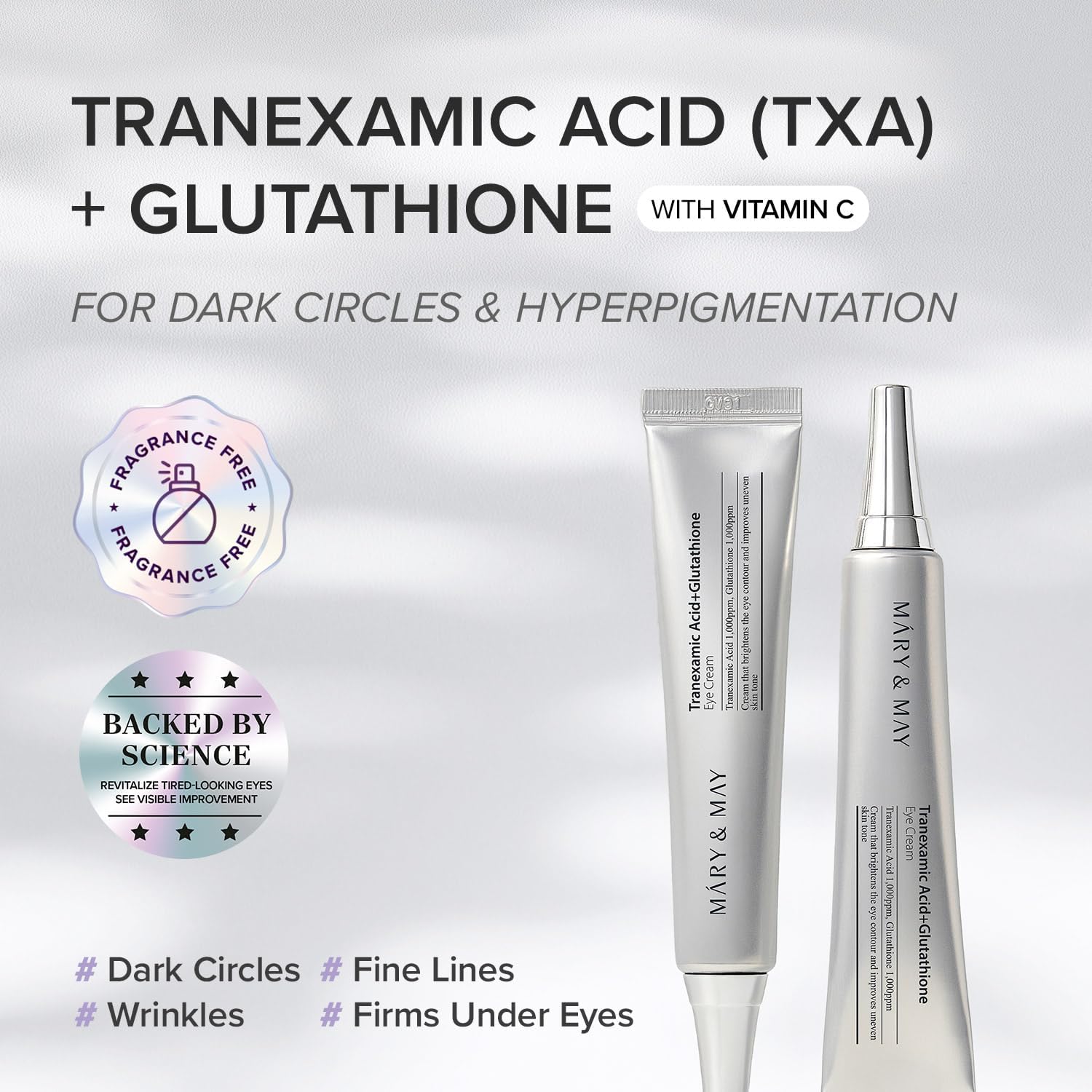 Mary&May Glutathione Eye Cream Special Set — special set with full-size and travel-size eye cream