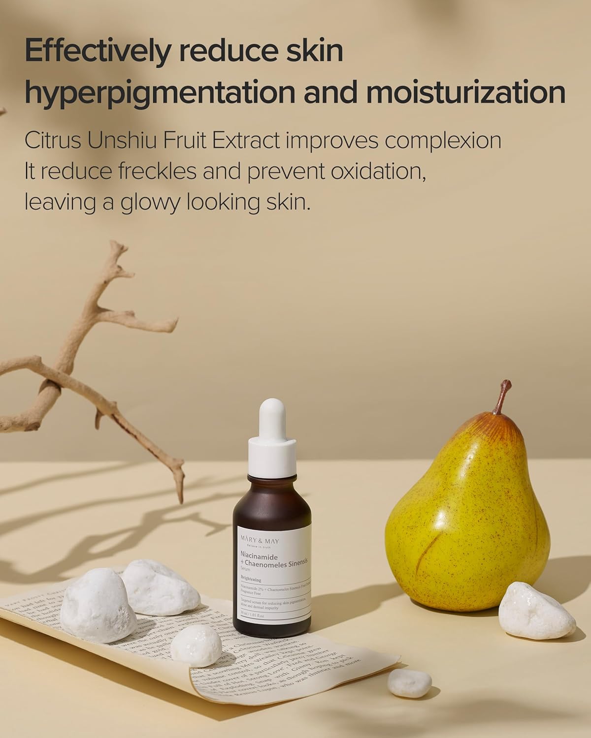 Mary&May Niacinamide + Chaenomeles Sinensis Serum — hydrates for plump, healthy-looking skin