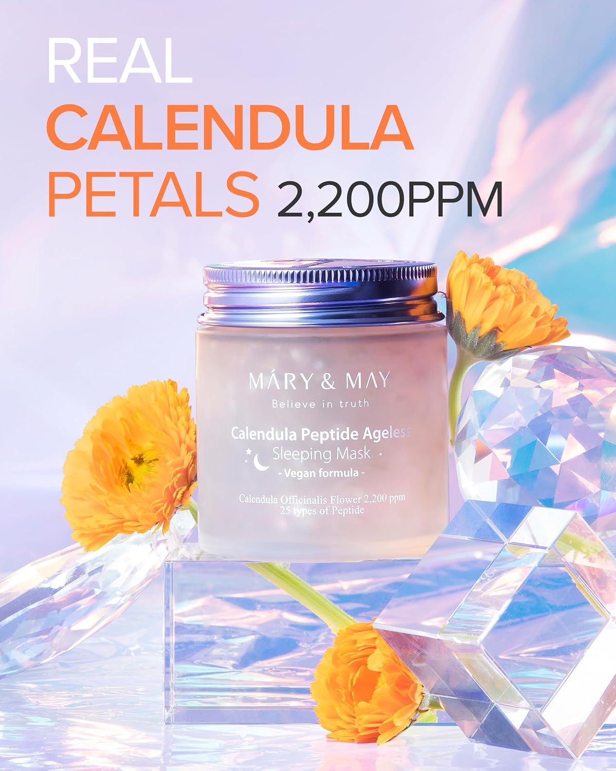 Mary&May Calendula Peptide Ageless Sleeping Mask — calendula soothes and calms skin