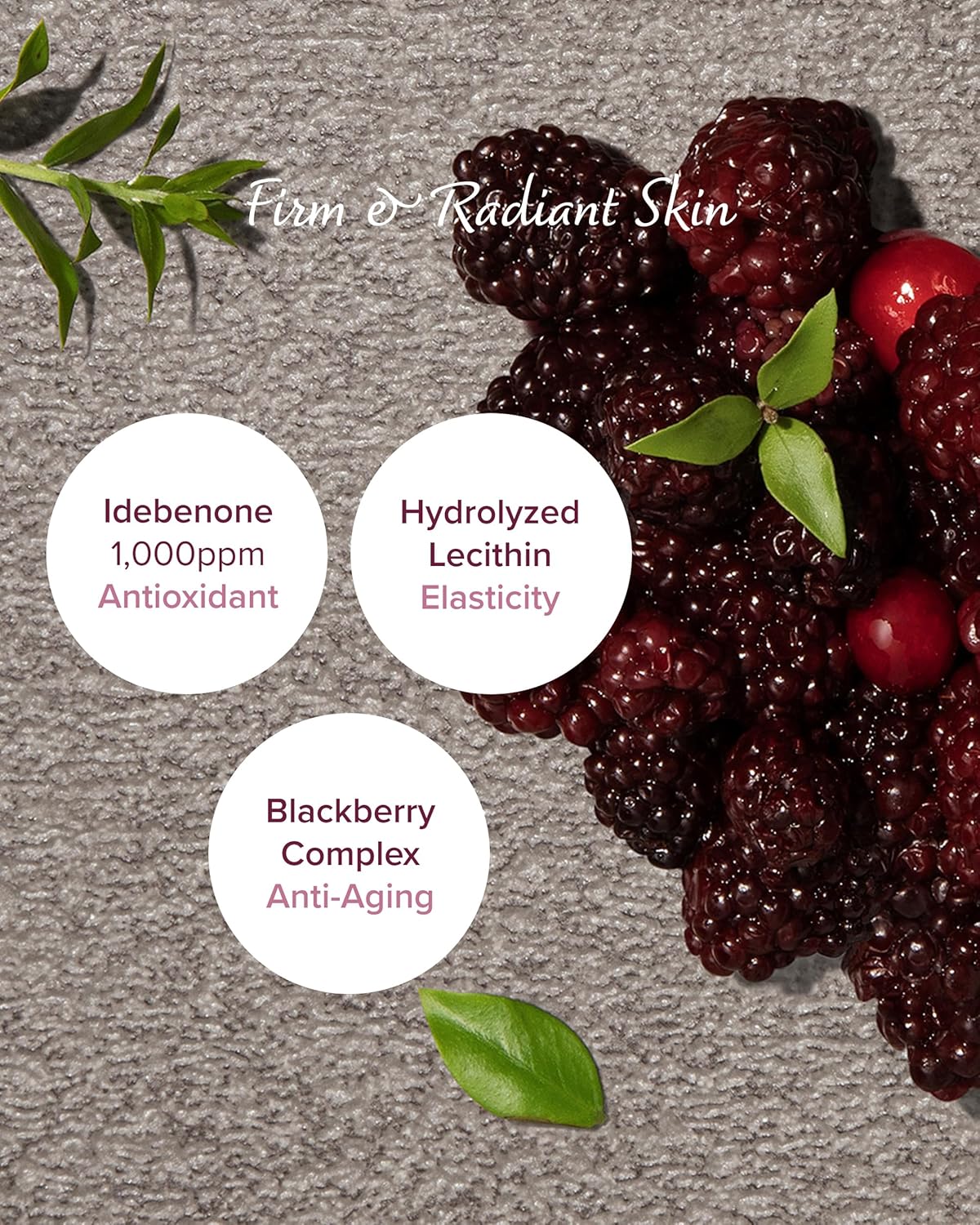 Mary&May Idebenone + Blackberry Complex Serum — blackberry helps brighten dull skin