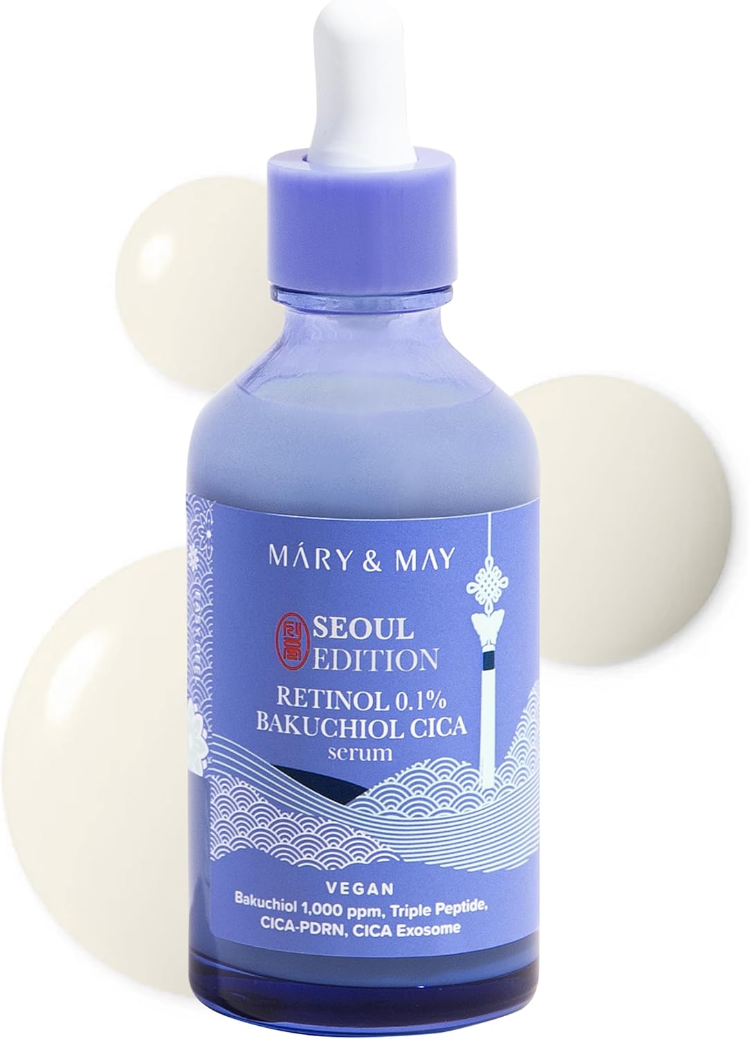Mary&May Retinol 0.1% Bakuchiol CICA Serum — retinol bakuchiol CICA serum