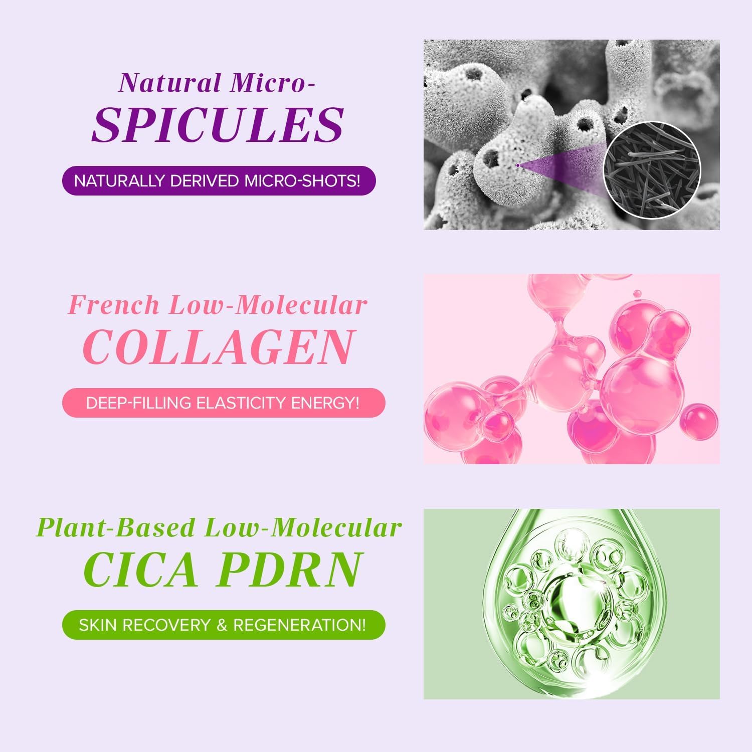 Mary&May Spicule Collagen PDRN Cream — how to use: apply as the last step of skincare