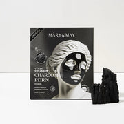 Mary&May Vegan Collagen Charcoal PDRN Mask — vegan collagen charcoal PDRN sheet mask