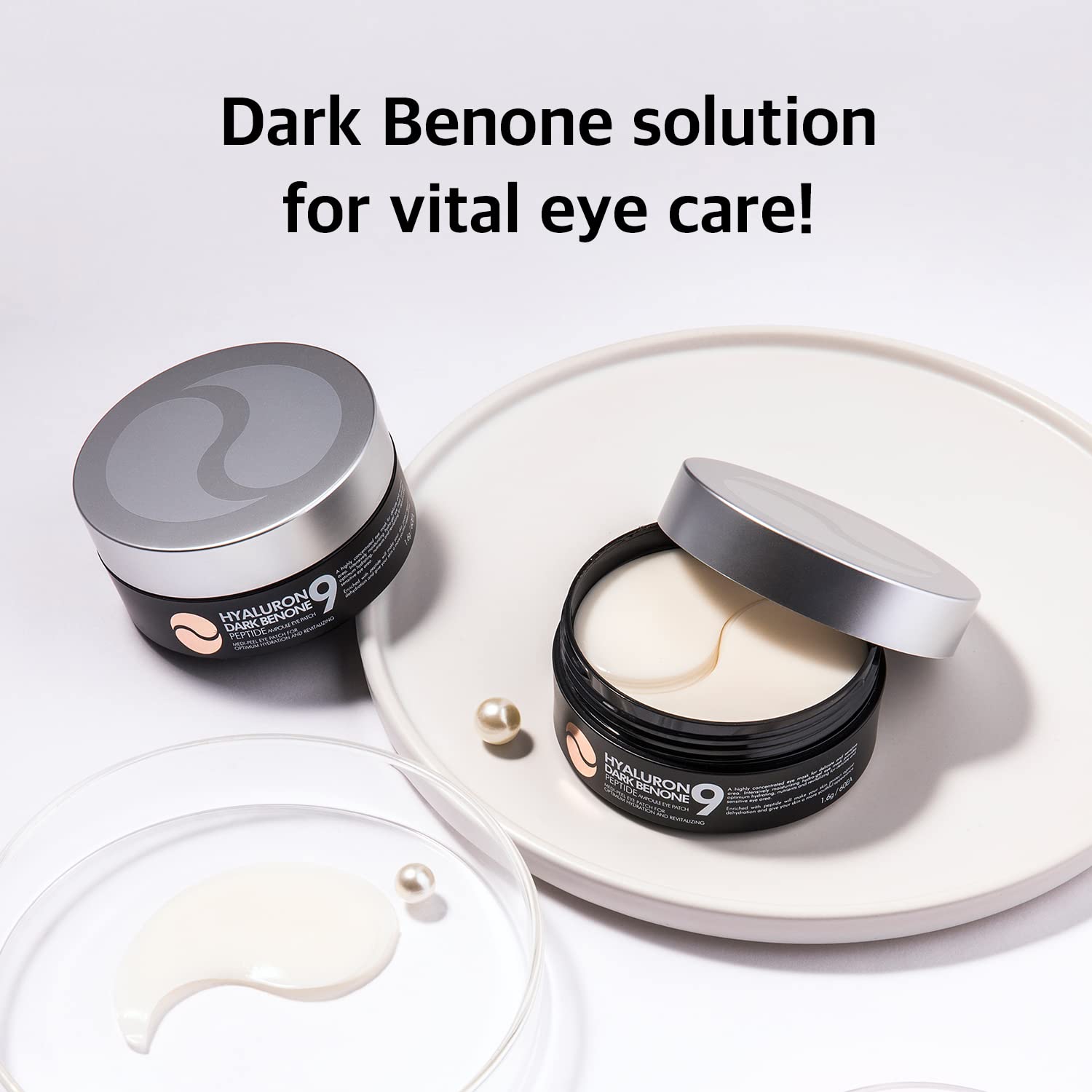 MEDI-PEEL Hyaluron Darkbenone Peptide 9 Ampoule Eye Patch — help brighten the look of dark circles