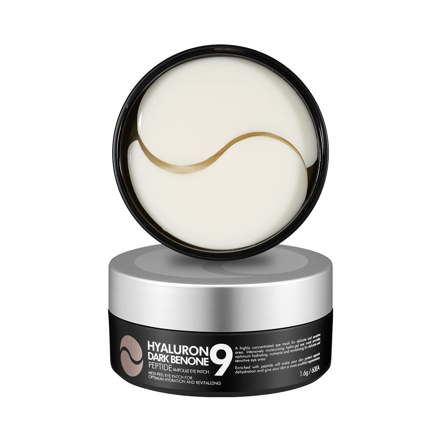 MEDI-PEEL Hyaluron Darkbenone Peptide 9 Ampoule Eye Patch — brightening peptide ampoule eye patches