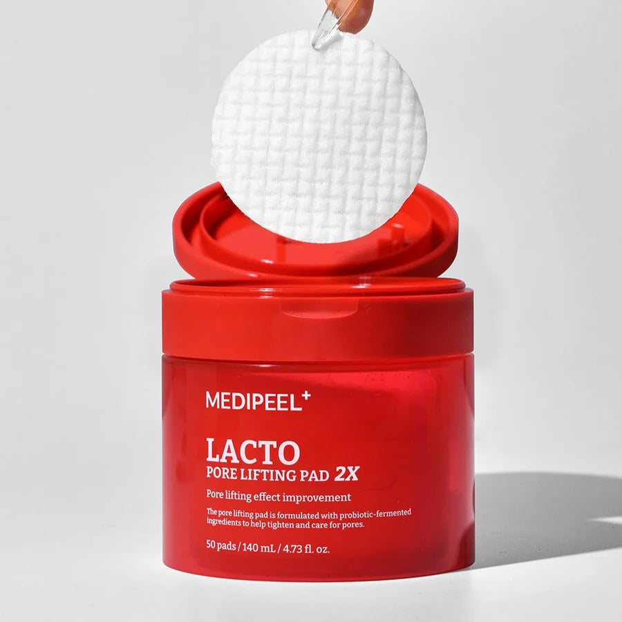 MEDI-PEEL Lacto Pore Lifting Pad — lactobacillus ferment refines and tightens the look of pores