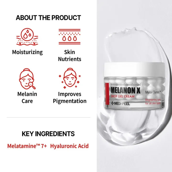 MEDI-PEEL Melanon X Drop Gel Cream — brightens for a clearer, more even complexion