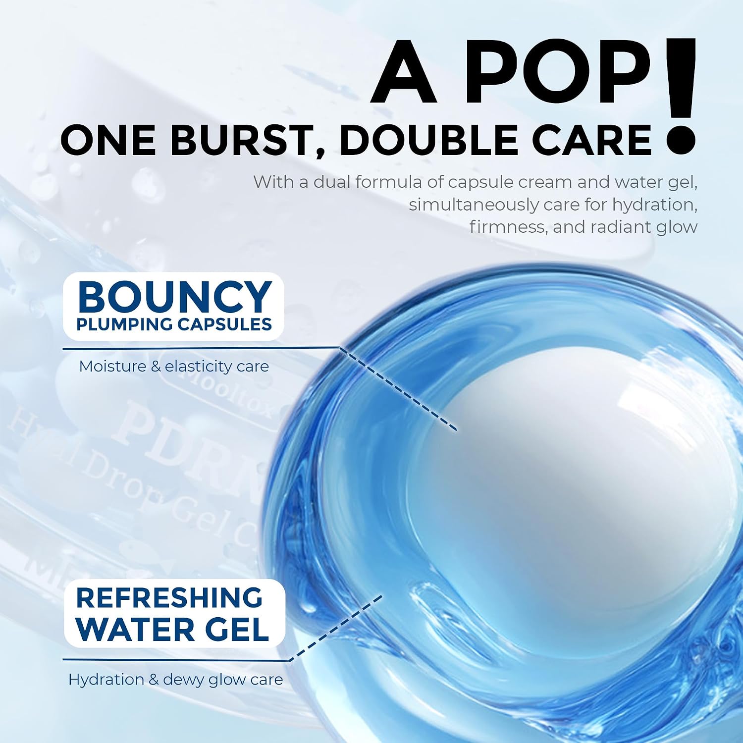 MEDI-PEEL PDRN Hyal Drop Gel Cream — PDRN supports skin repair and resilience
