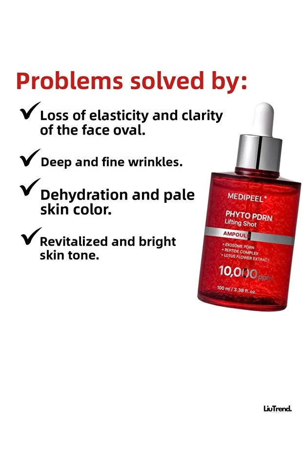 MEDI-PEEL Phyto Exosome PDRN Lifting Shot Ampoule — smooths the look of fine lines and wrinkles