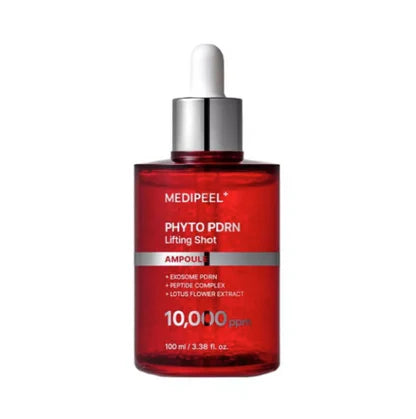 MEDI-PEEL Phyto Exosome PDRN Lifting Shot Ampoule — how to use: apply a few drops after toner, then pat in