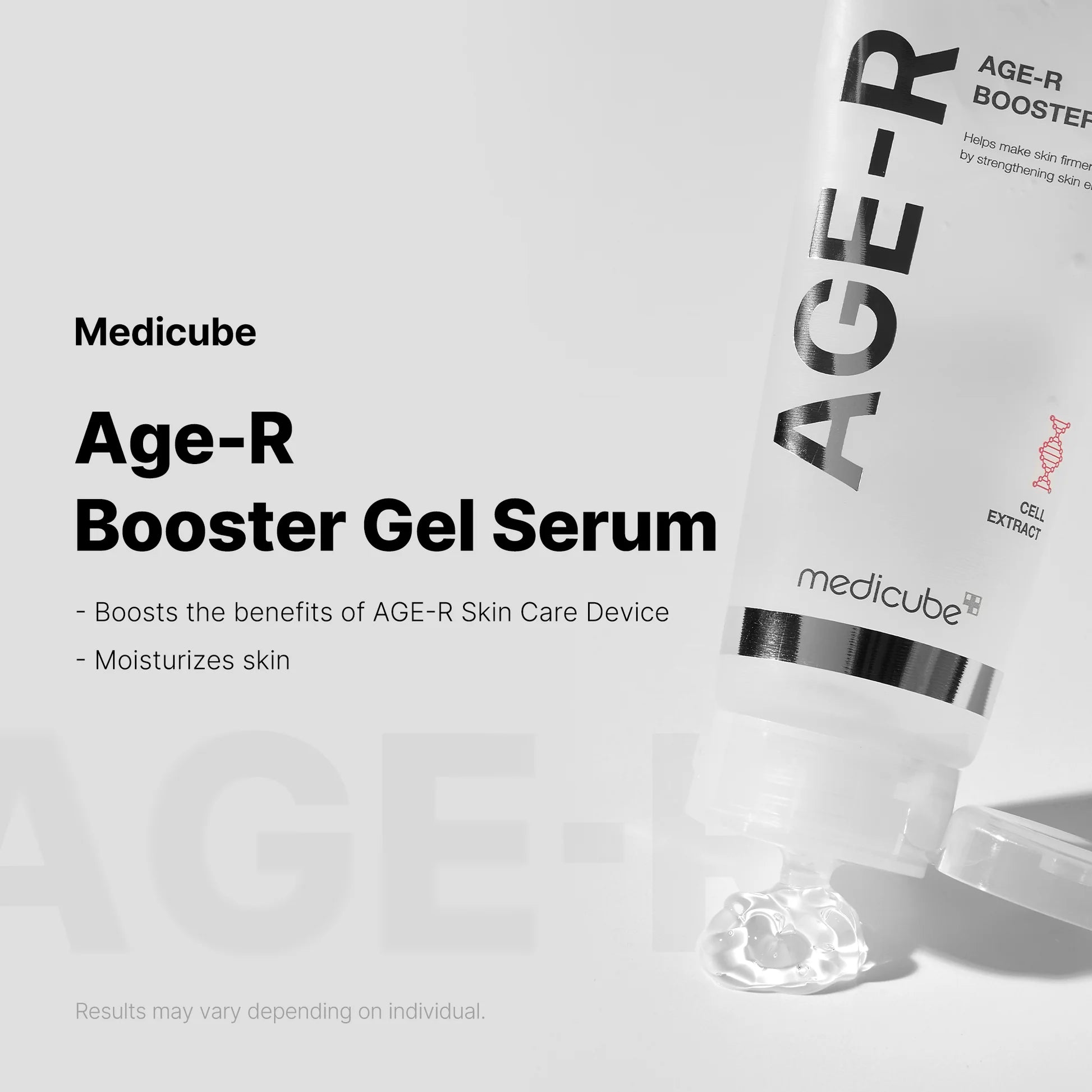 Medicube AGE-R Booster Gel Serum – boosts active ingredient absorption