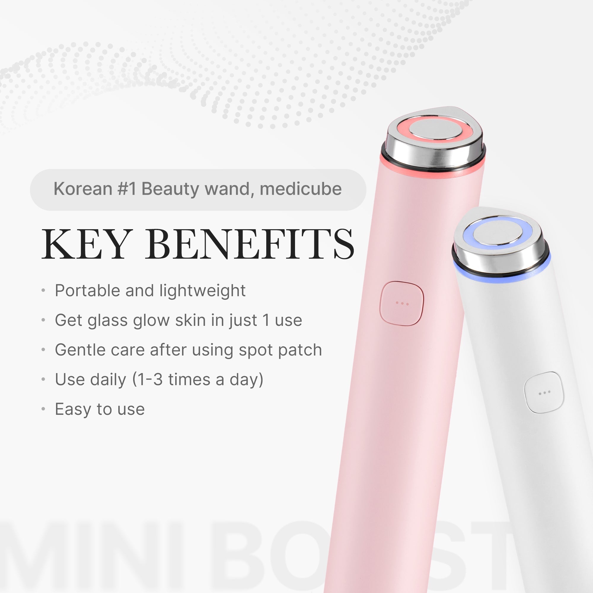 Medicube AGE-R Booster Pro Mini Pink – Booster Pro Mini in pink for daily care