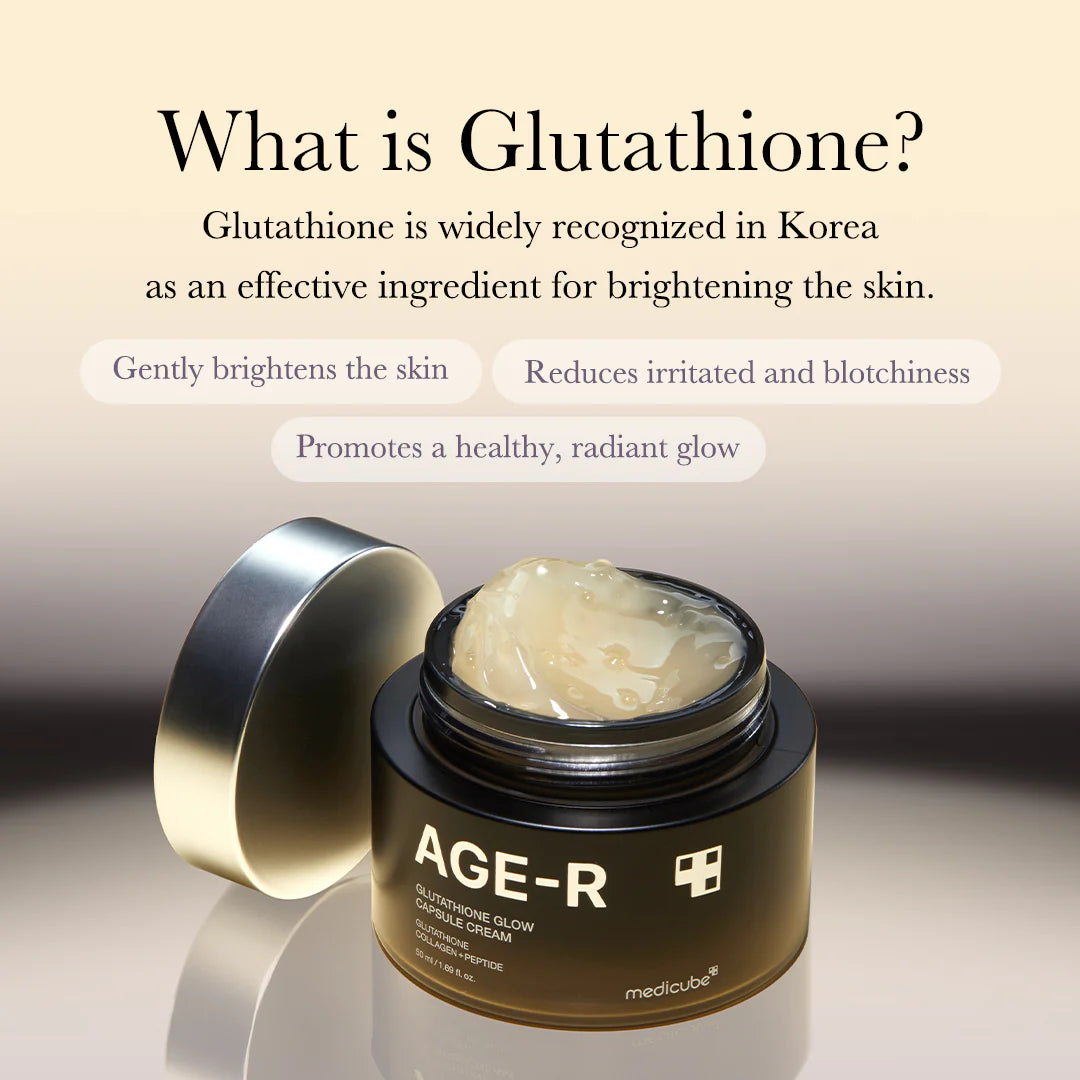 Medicube AGE-R Glutathione Glow Capsule Cream – deep moisture for a luminous finish