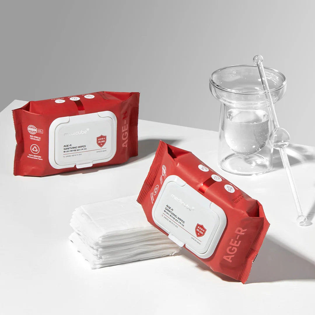 Medicube AGE-R Sanitizing Wipes – convenient wipes for on-the-go care