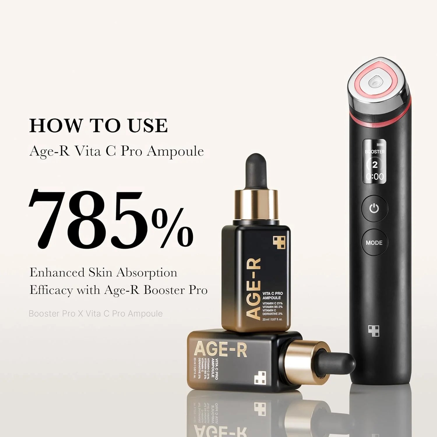 Medicube AGE-R Vita C Pro Ampoule – even-tone vitamin C care