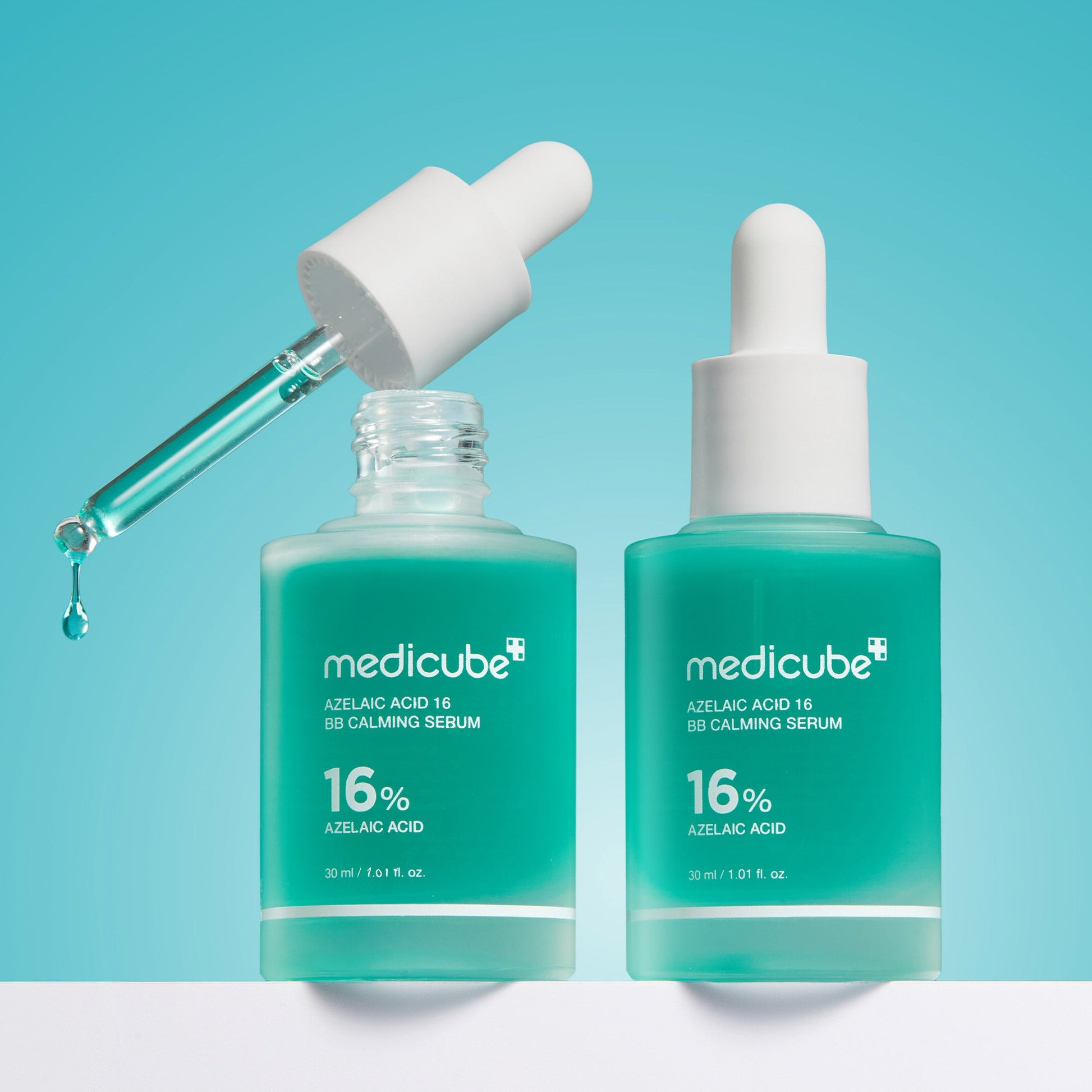Apply a few drops after toner and pat into the skin for absorption