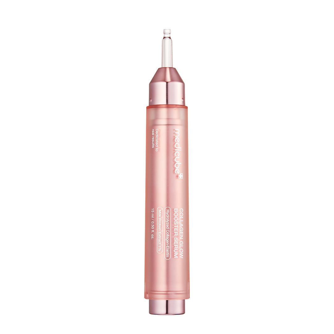 Medicube Collagen Glow Booster Milk Serum, a Korean milky serum for radiant, plump skin