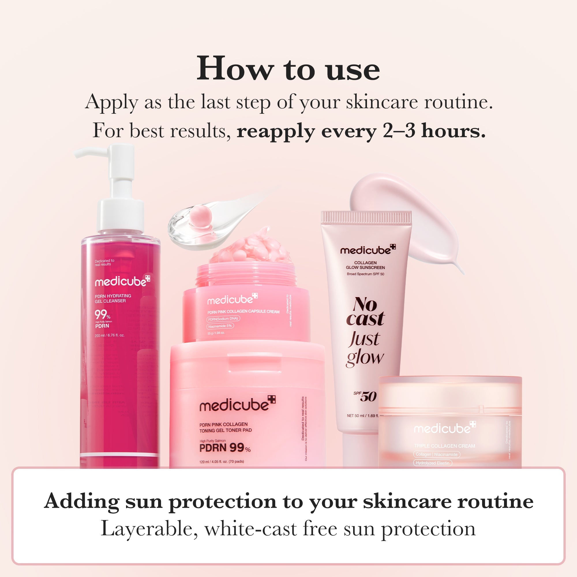 Daily moisturizing Korean sunscreen with hyaluronic acid and ceramide for barrier support