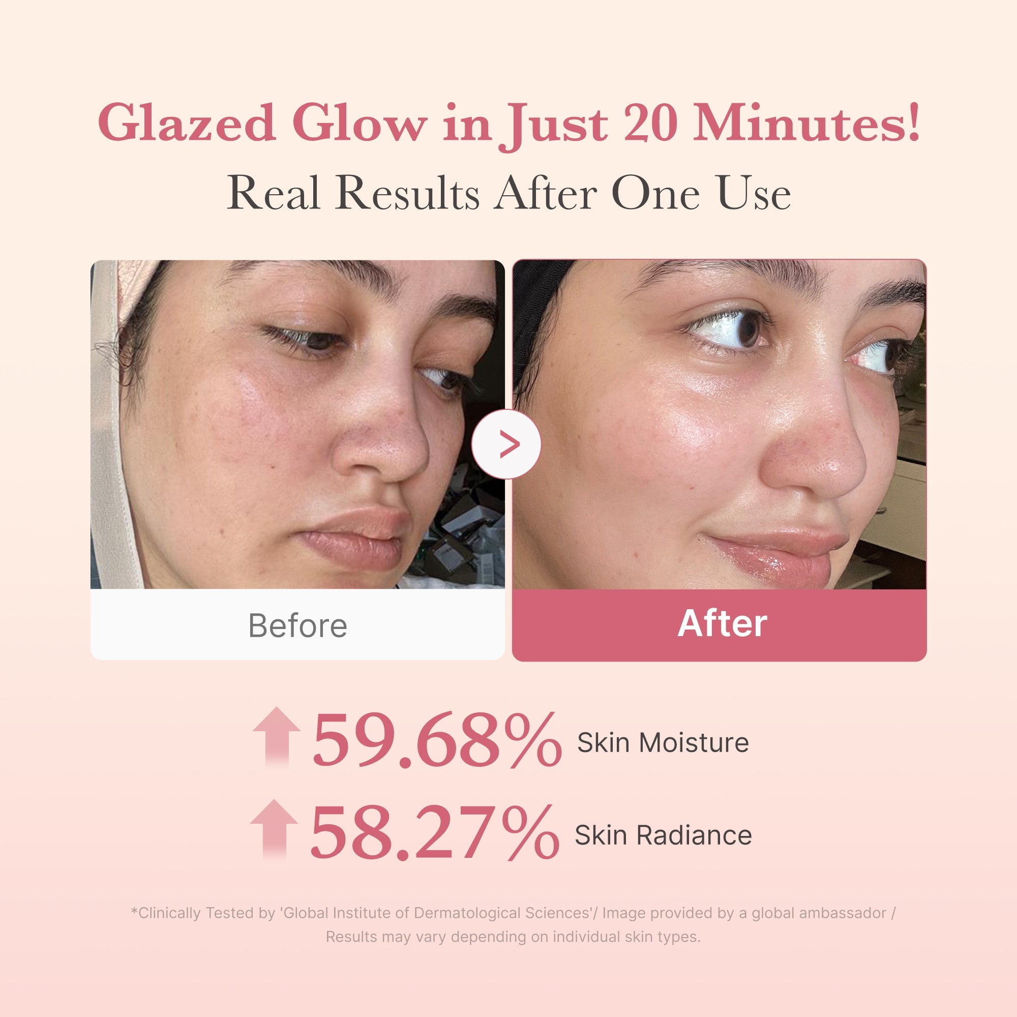 Cream-to-film toning mask that locks in collagen and milk essence for deep hydration