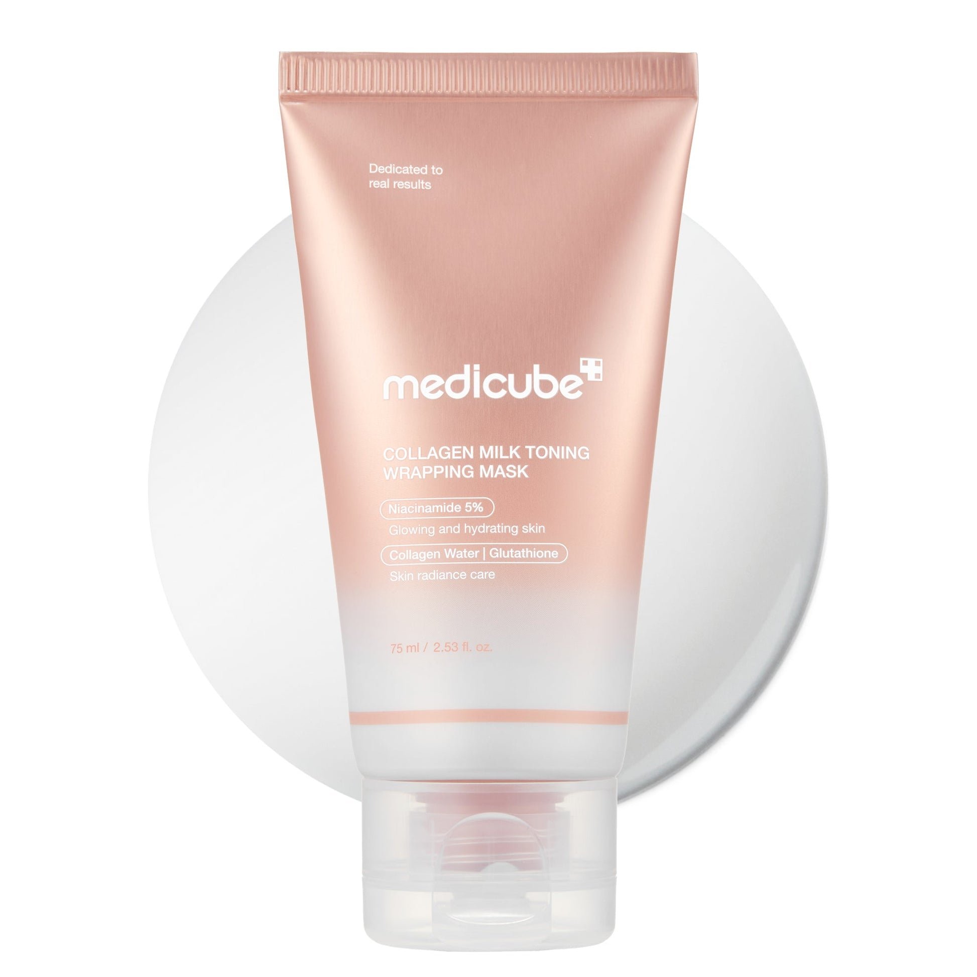 Medicube Collagen Milk Toning Wrapping Mask, a Korean daytime collagen glow film mask
