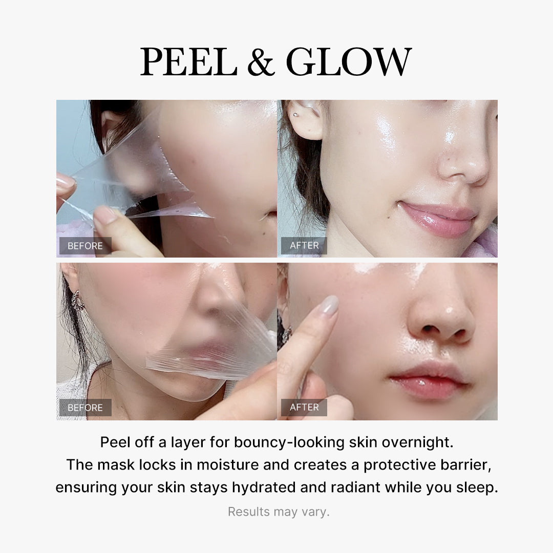 Collagen and ceramide night mask that boosts hydration and a glass-skin glow