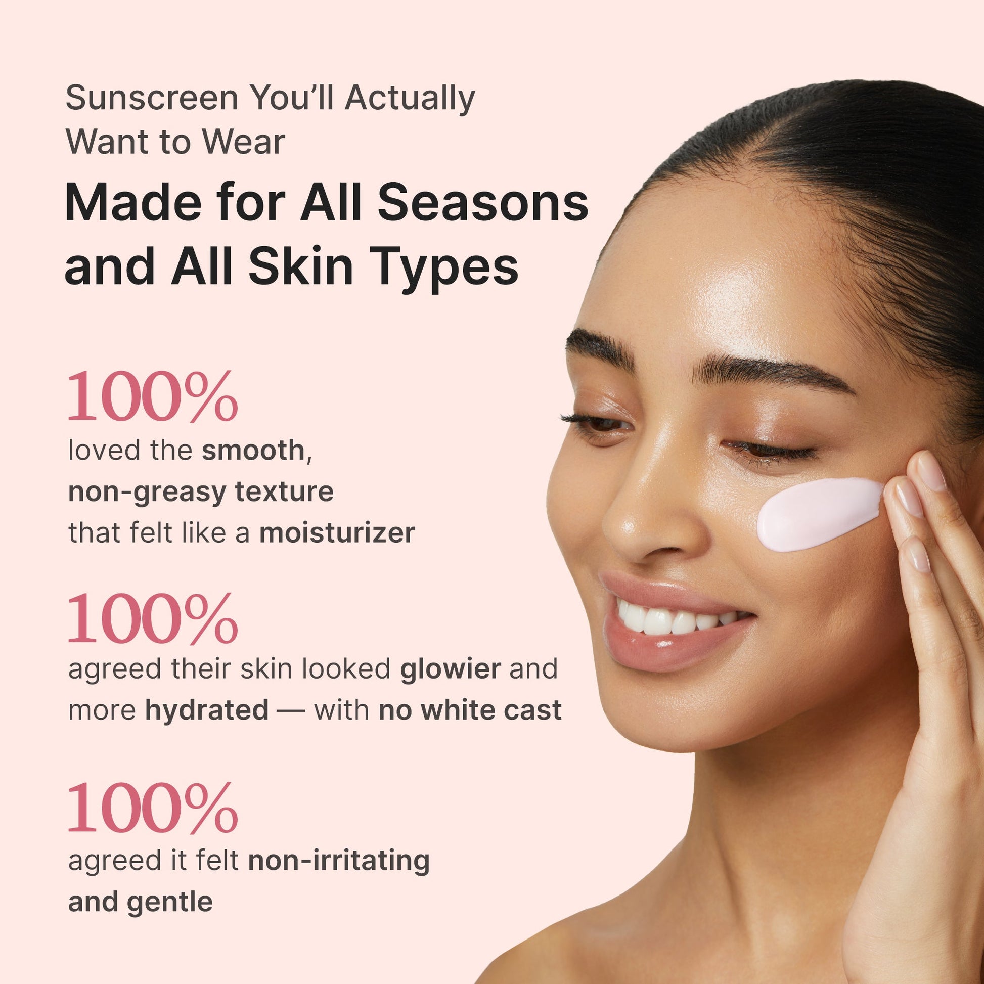 Collagen and peptide sunscreen that firms while shielding skin from UVA and UVB rays