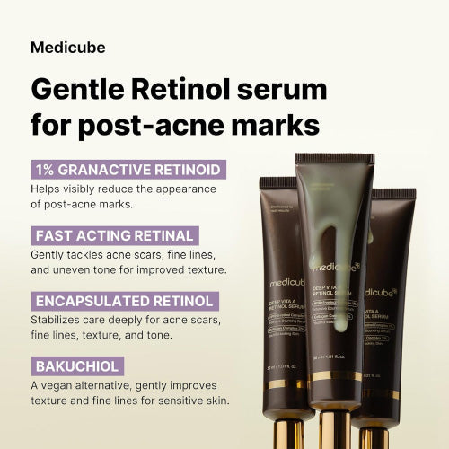 Deep Vita A Retinol Serum with retinol for smoother, younger-looking skin