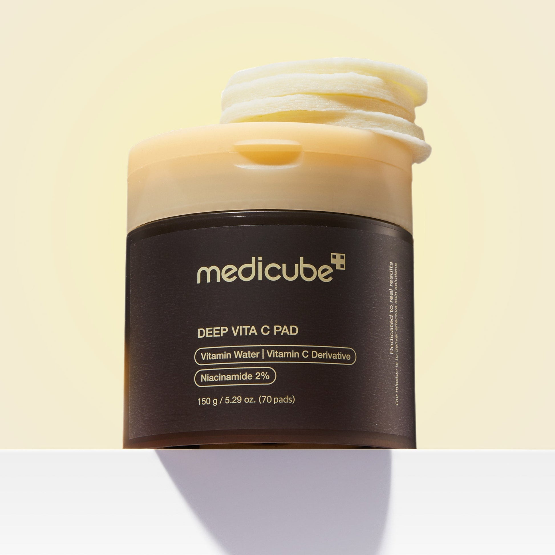Swipe across the face after cleansing to brighten and smooth uneven texture