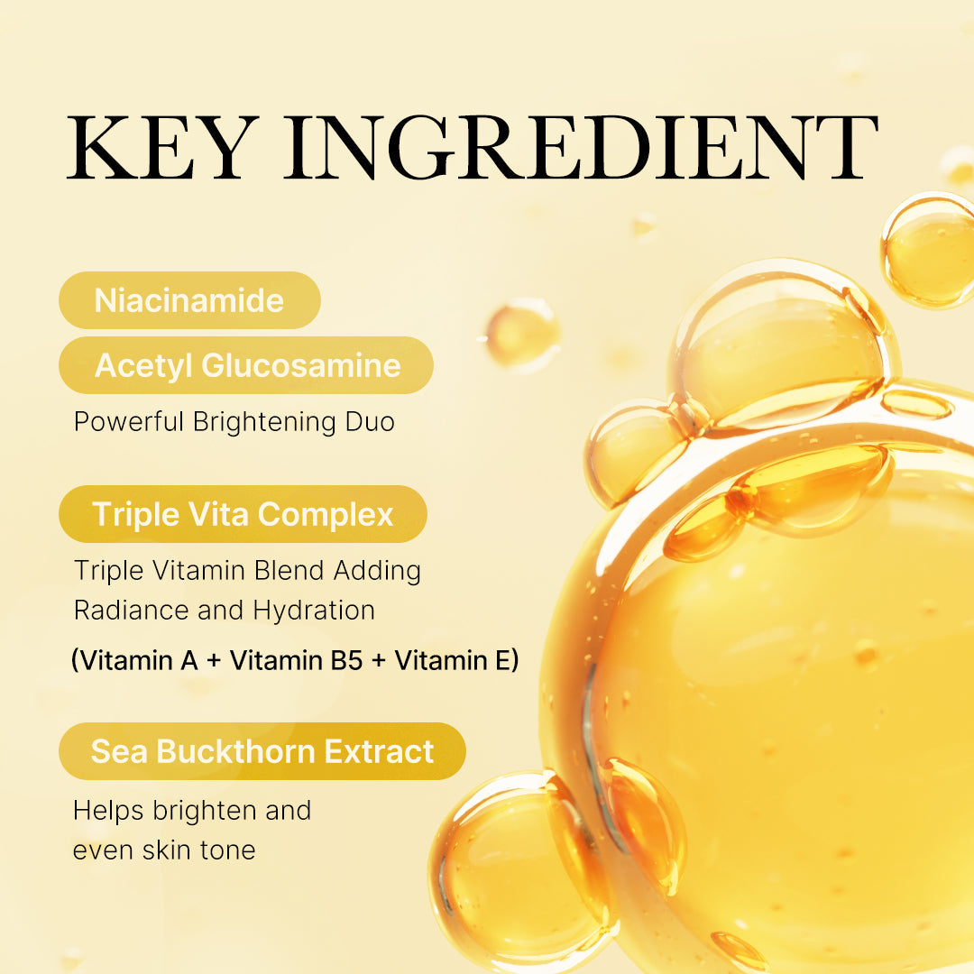 Vitamin C sheet mask that boosts skin radiance in just one minute