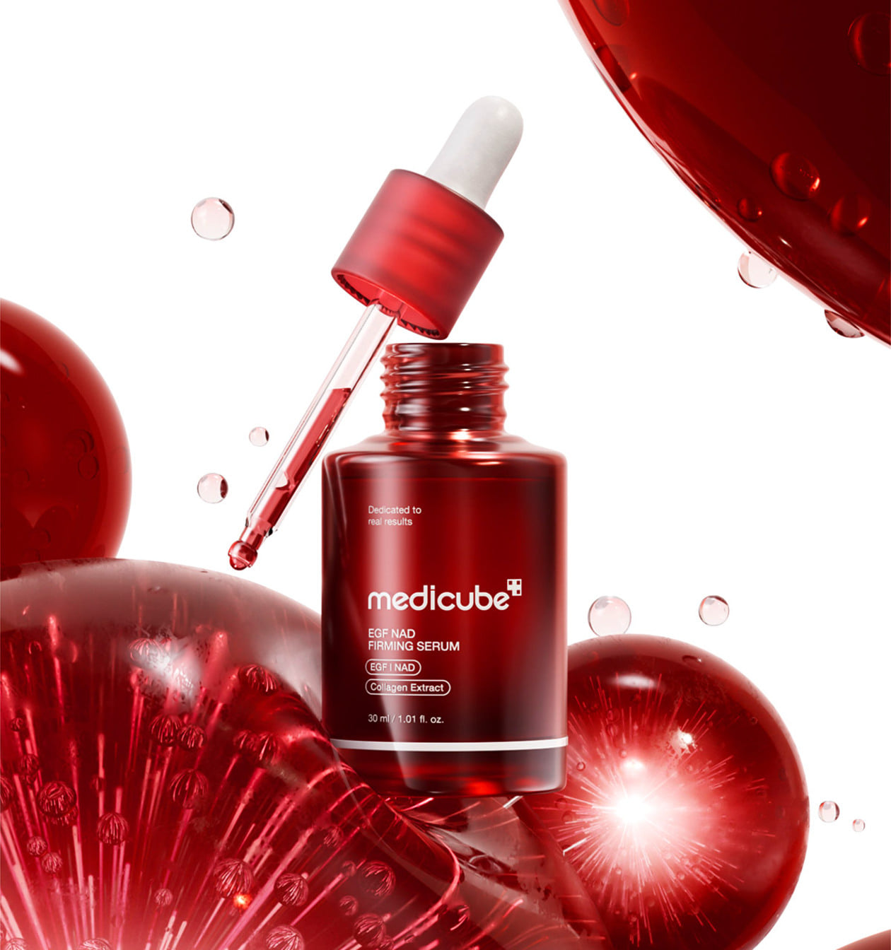 Medicube EGF NAD Firming Serum that revitalizes tired, dull skin for a lifted, youthful look