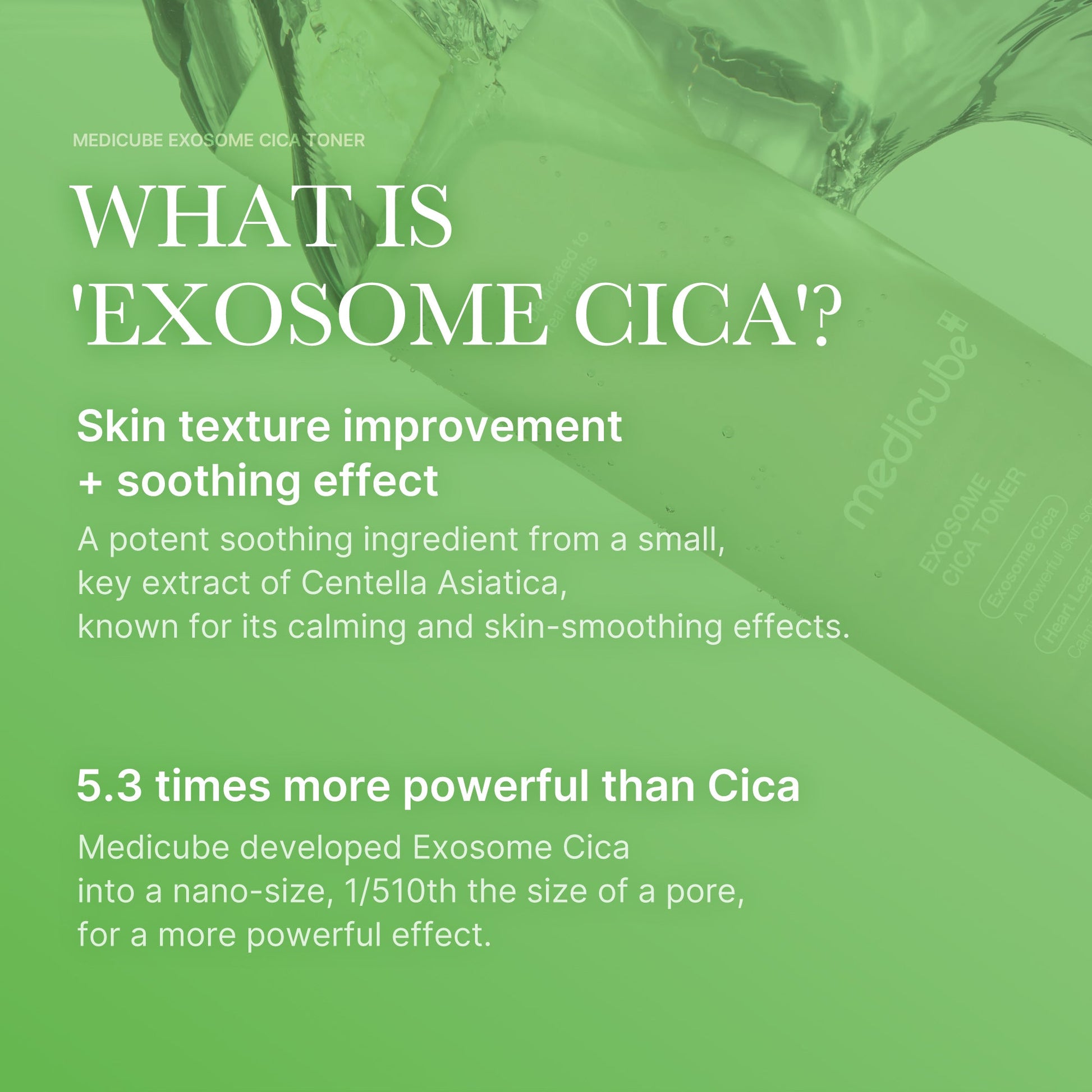 Non-sticky toner that hydrates for a clear, even glass-skin finish