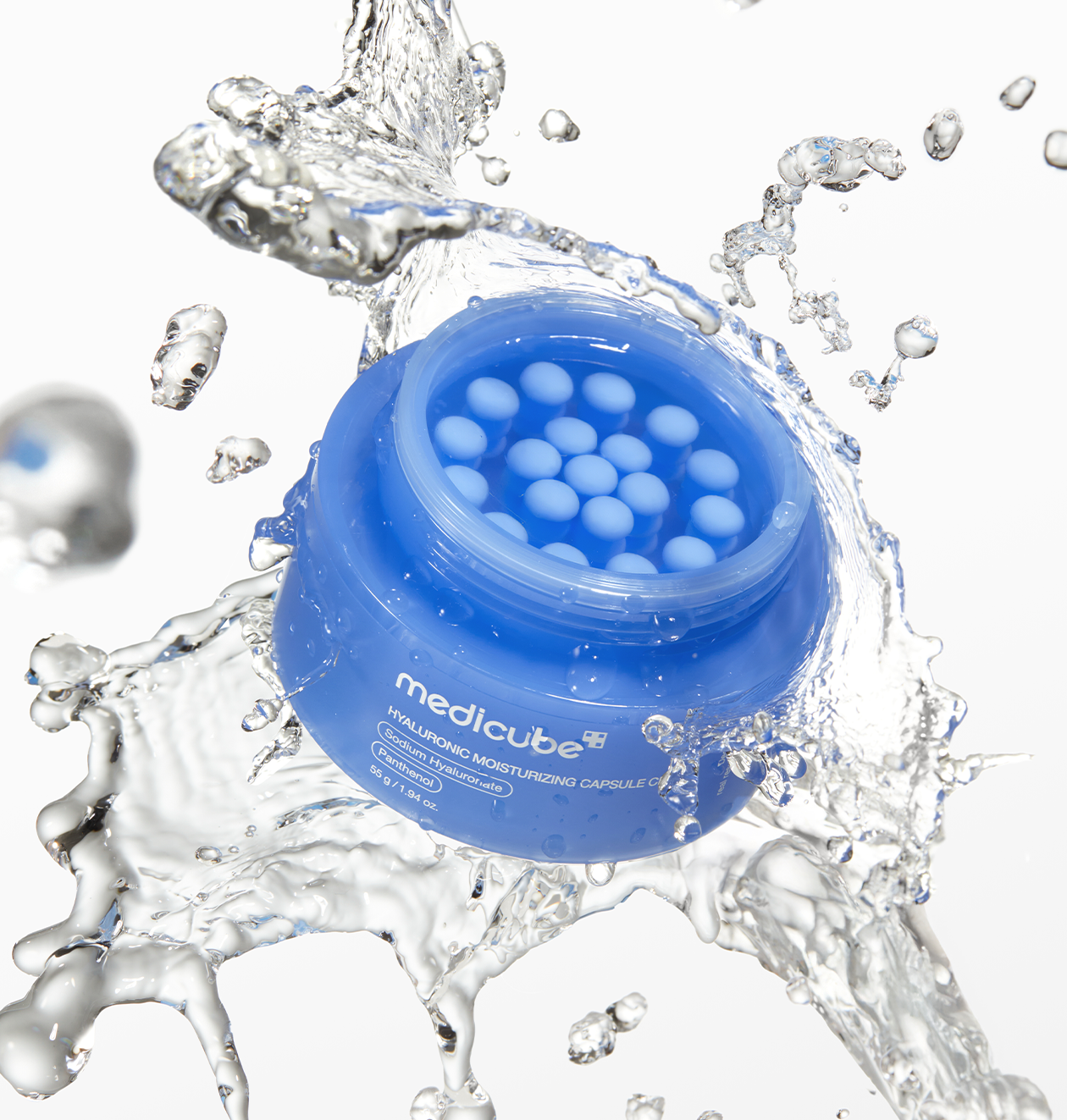 Medicube Hyaluronic Moisturizing Capsule Cream for plump, dewy, comfortable skin