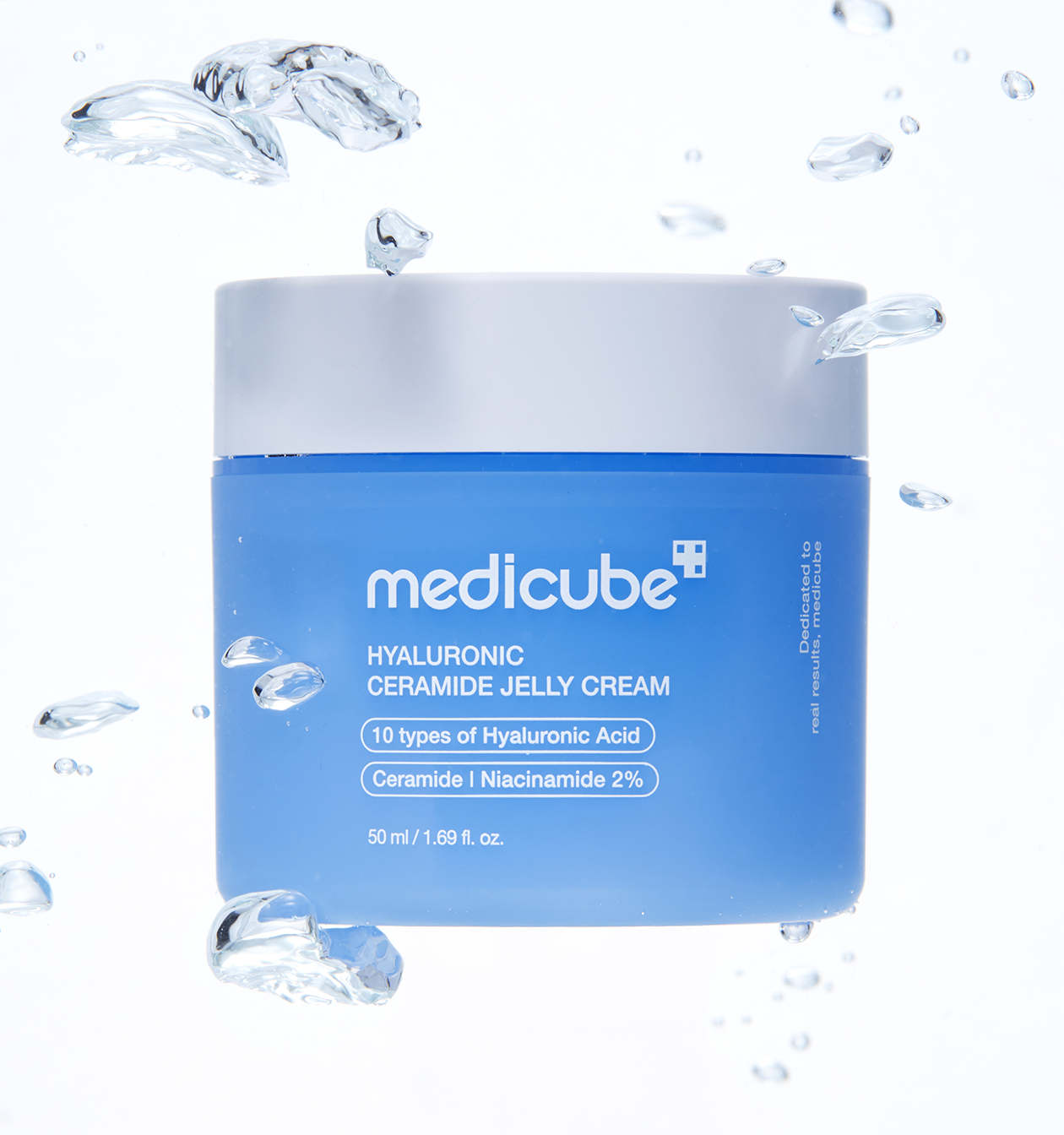 Medicube Hyaluronic Ceramide Jelly Cream that strengthens the moisture barrier for plump, glass-glow skin