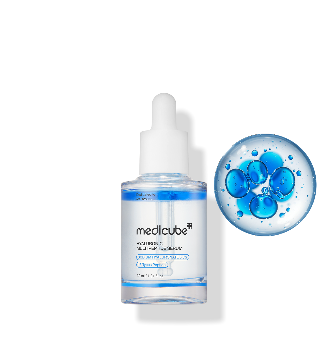 Medicube Hyaluronic Multi Peptide Serum 30ml for deep 144-hour hydration and bouncy, plump skin